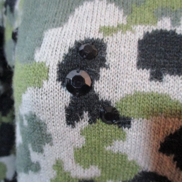 ZARA KNIT CAMO CAMOUFLAGE Sweater Jumper - Picture 3 of 5